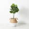 3ft. Artificial Fiddle Leaf Fig Tree With Handmade Cotton & Jute Woven Basket DIY Kit